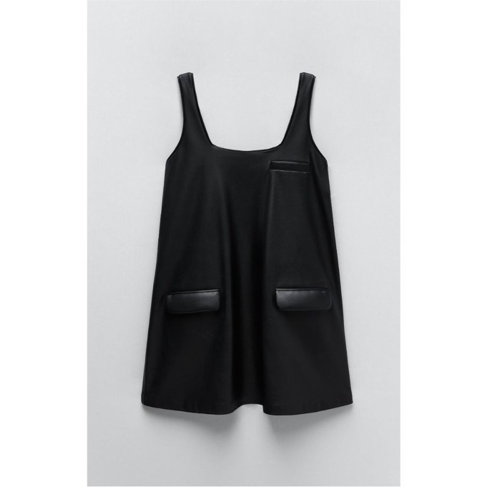 Zara leather dress